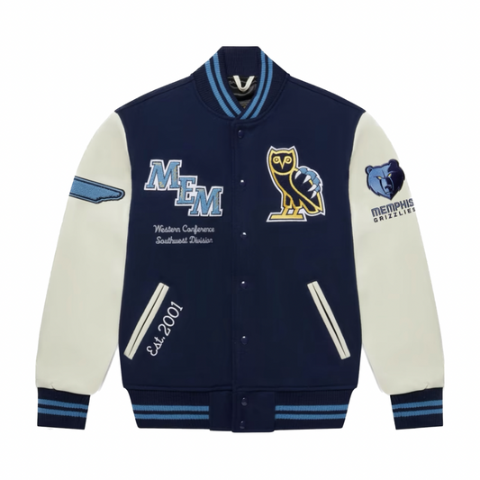 OVO / NBA MEMPHIS GRIZZLIES VARSITY JACKET