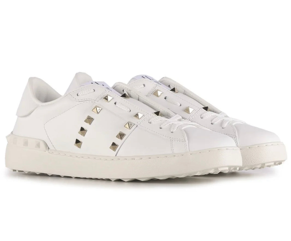 Valentino Garavani Rockstud Untitled Lace-Up Sneakers