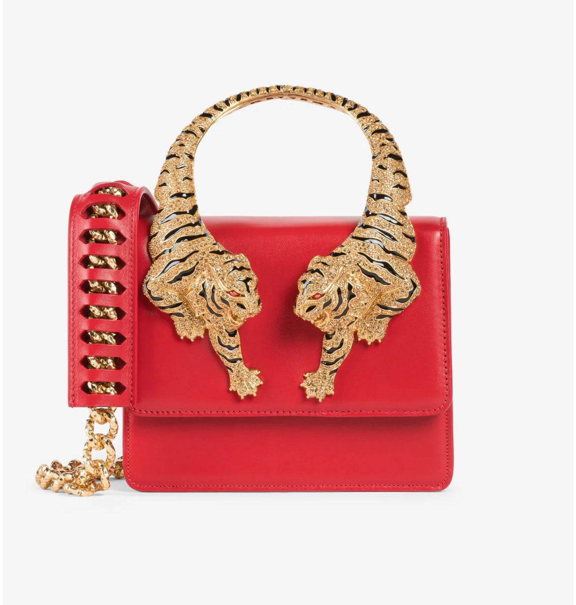 Roberto Cavalli “ROAR” Handbag Red