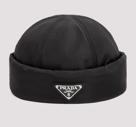 Prada Logo Plaque Hat