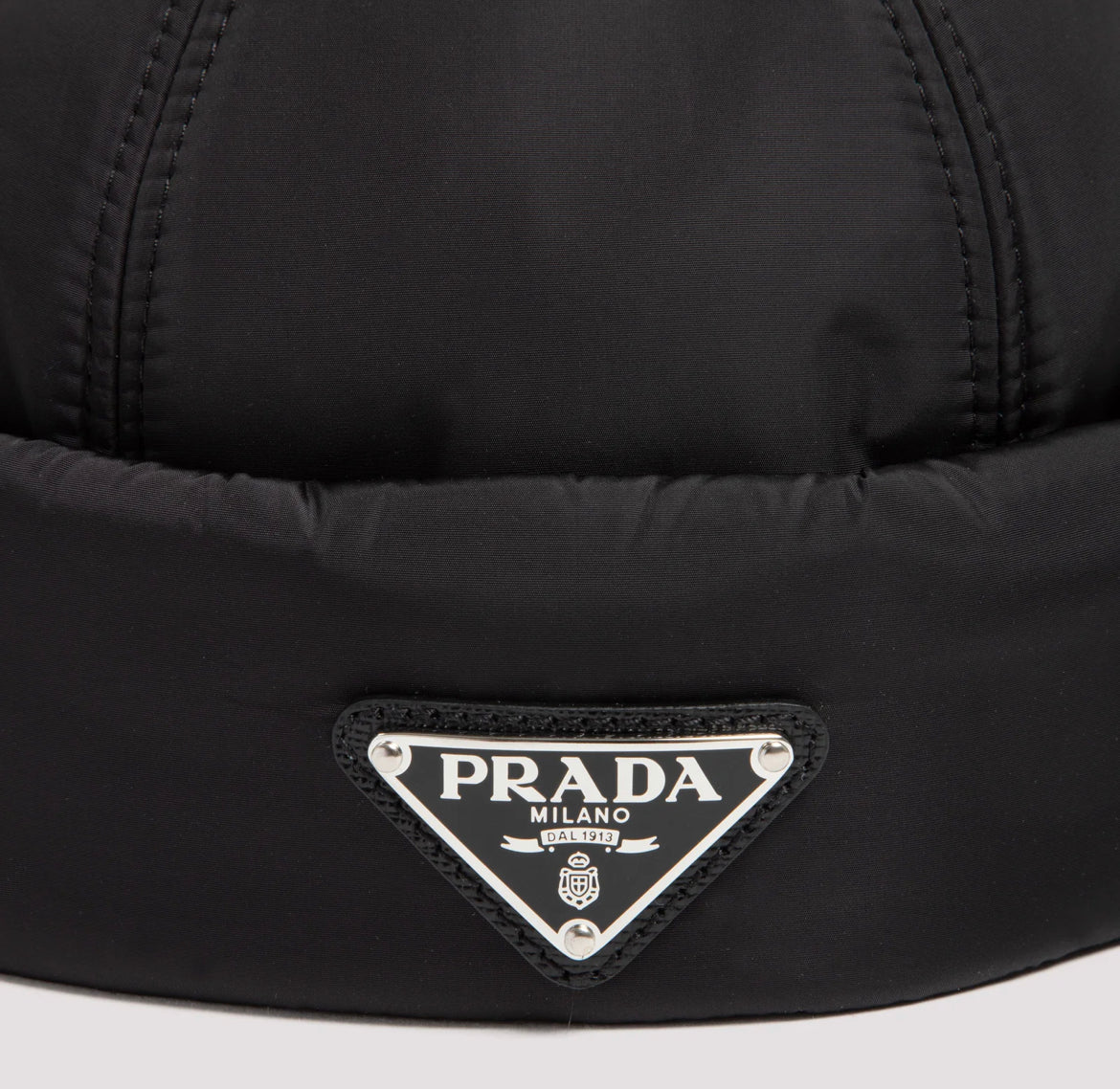 Prada Logo Plaque Hat