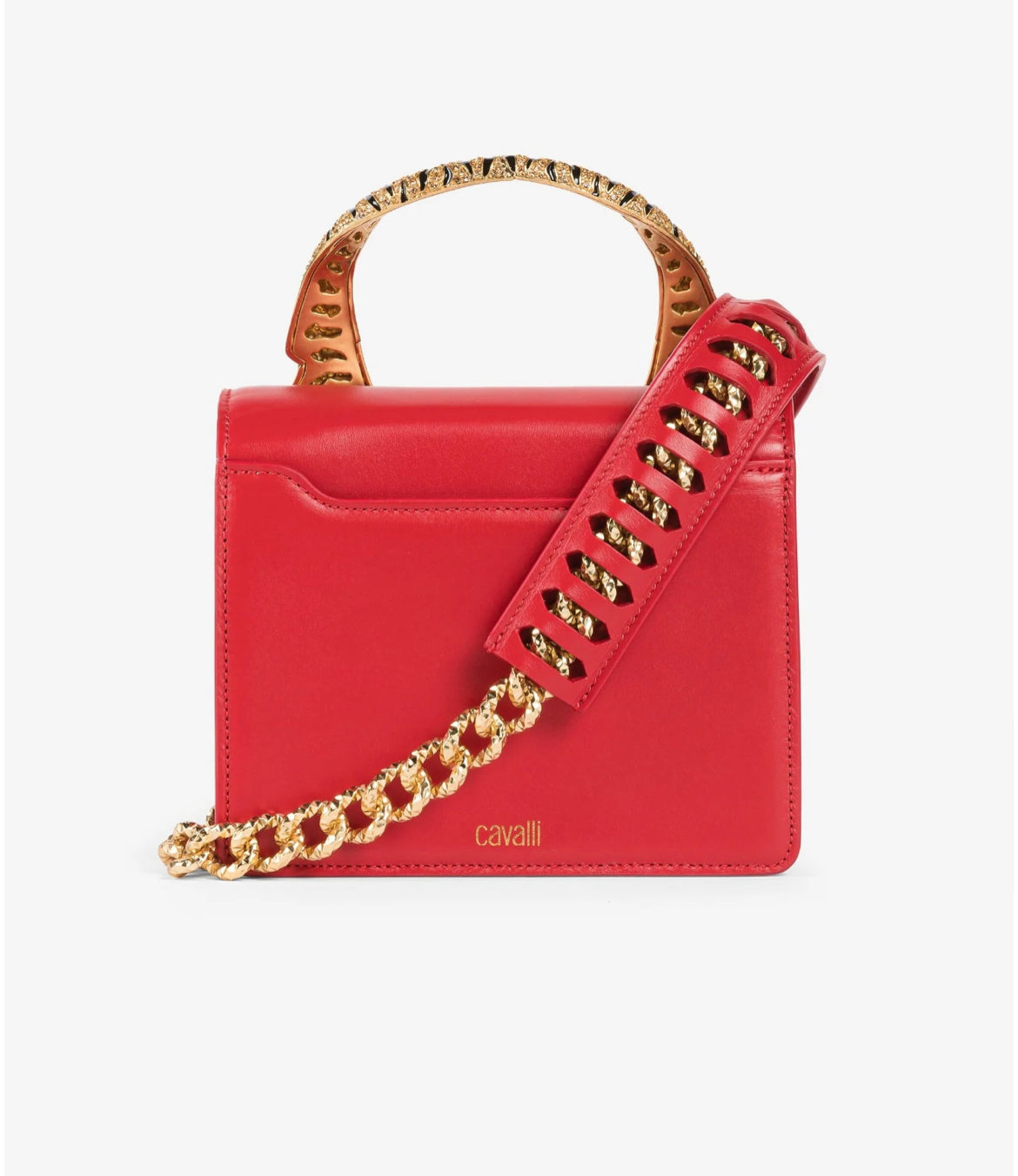 Roberto Cavalli “ROAR” Handbag Red